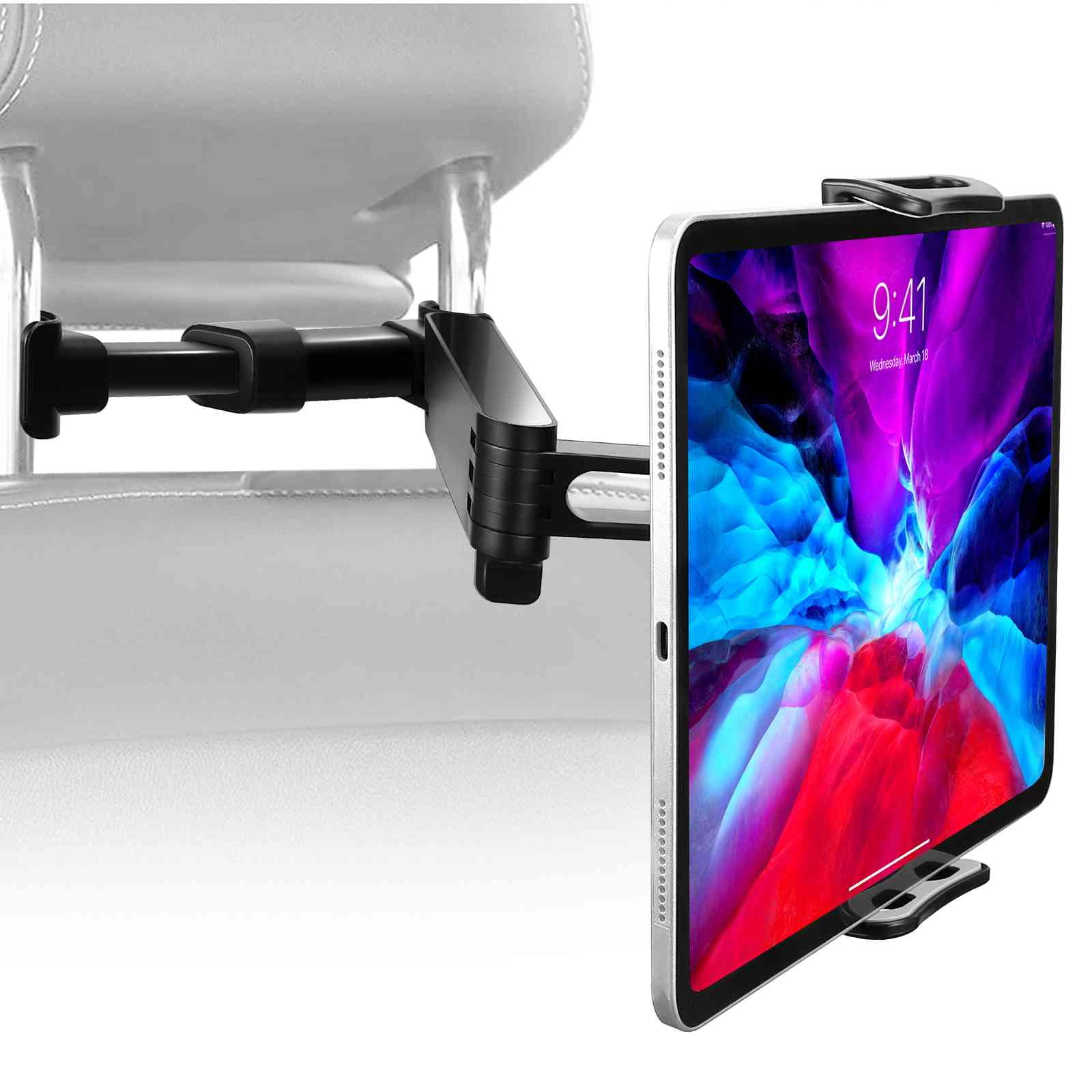 Car Headrest Mount for iPad and Tablets - Essential Travel Accessory for Road Trips - Back Seat Tablet Holder for nova 9 Pro Fits All 4-11" Devices & all Headrest Rods 1 Car Headrest Mount iPad Tablets Essential Travel Accessory Road Trips Back Seat Tablet Holder Allview Viva 803G Fits All 4 11 Devices Rods 3ee5f31b ac00 475c 88c9 fd4d46b4a2fd.1d3267e3718c8b4146720153f93e1ee0 - cbdstoreni